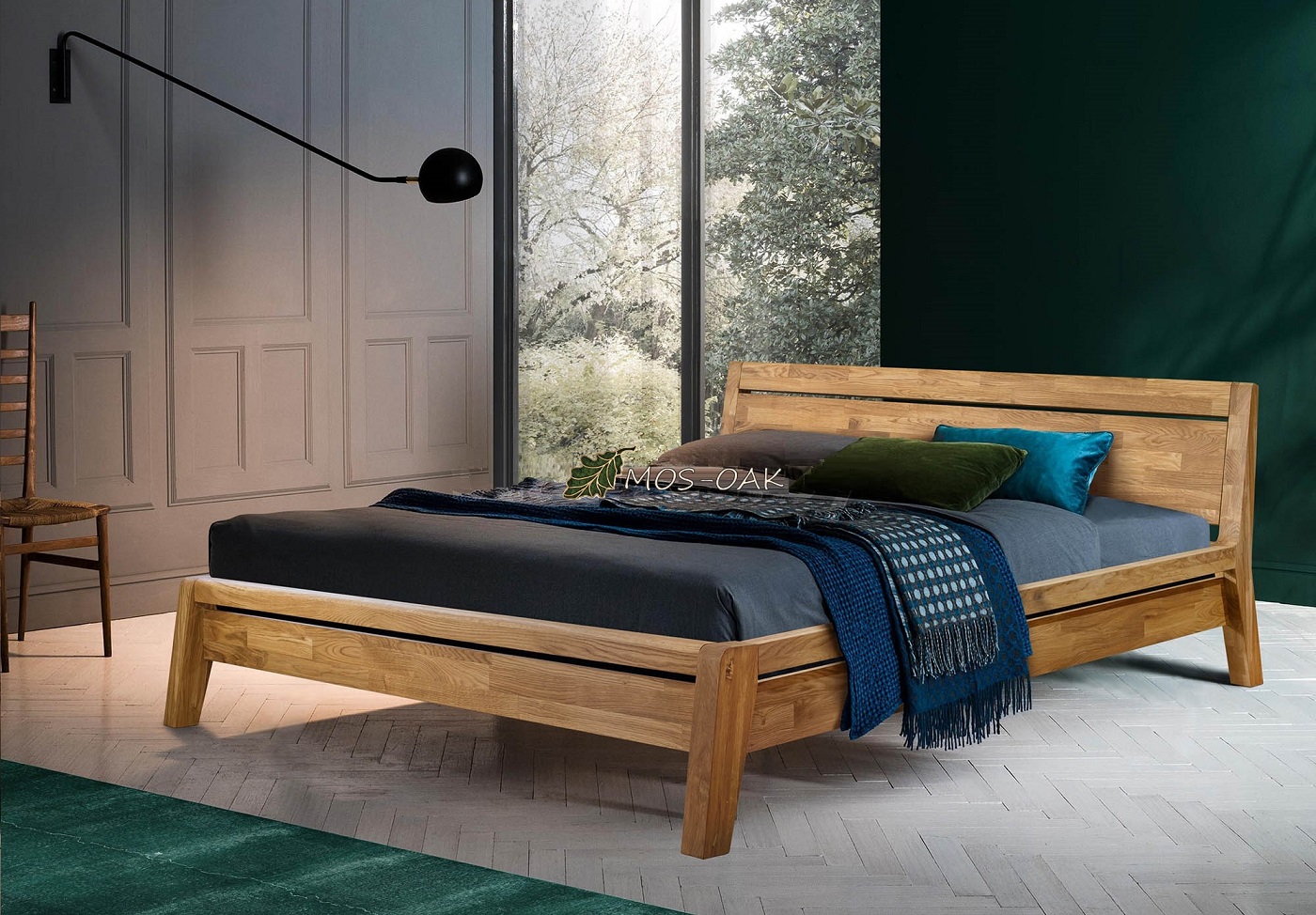 деревянная кровать в хофф